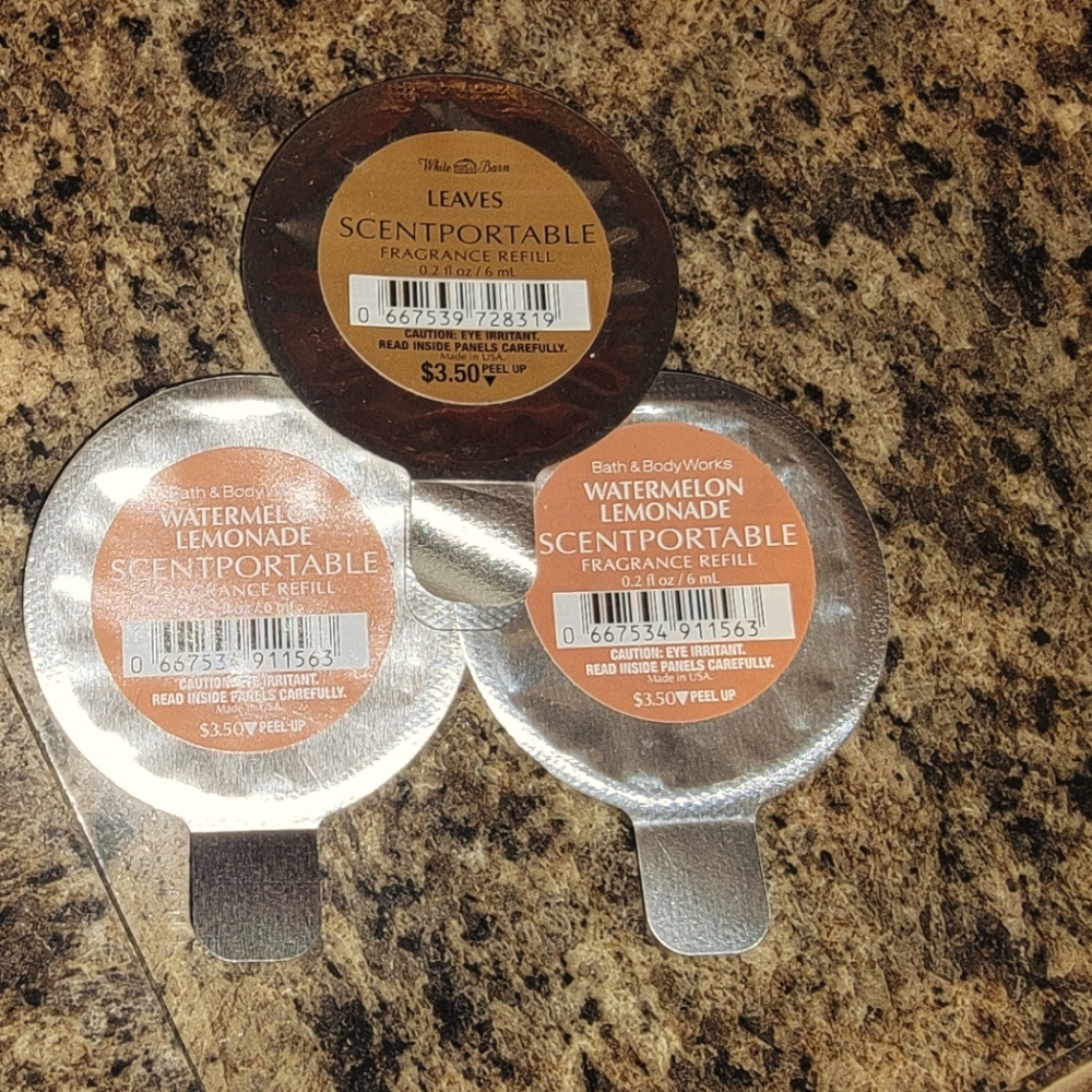 ( 3 for 15 ) 3 Car refill Bath & Body Works